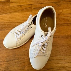 Cole Haan Grand OS white tennis shoe